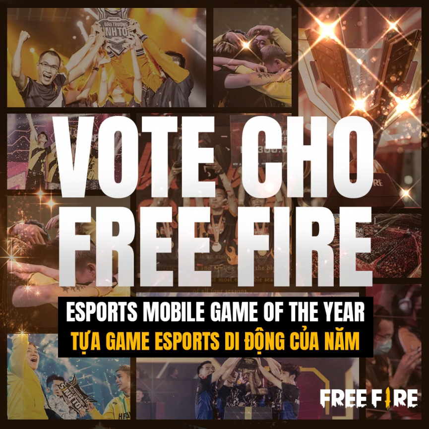 Free Fire nhận giải Game Esports hay nhất 2021 trên di động