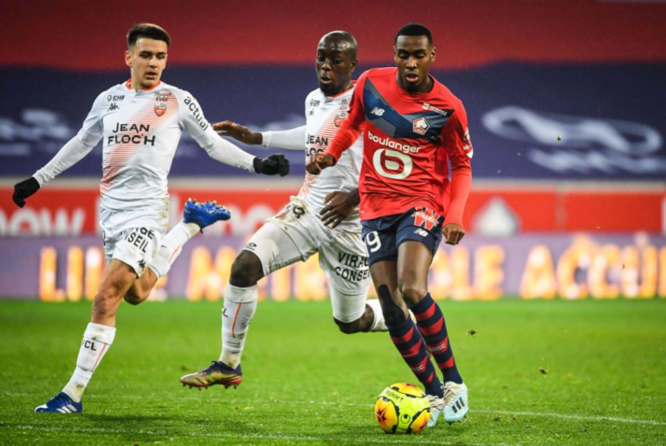  Lille đối đầu với Lorient tại vòng 20 giải vô địch Quốc gia Pháp