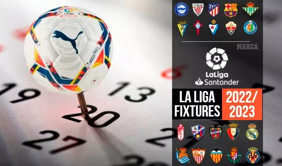 Lịch thi đấu của La Liga trong 6 vòng đầu tiên của mùa giải 2022/2023