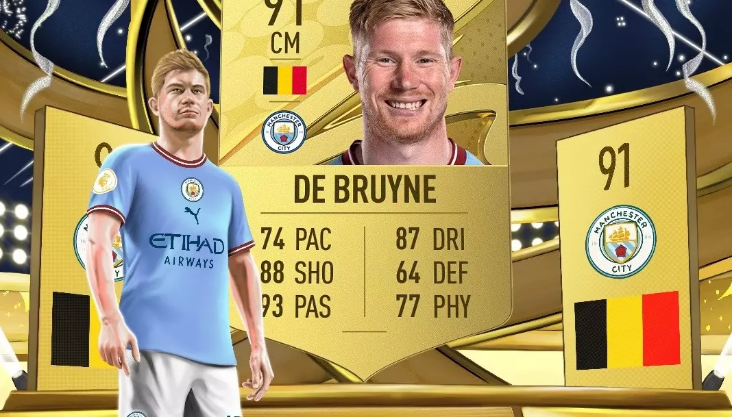 Đánh giá của Kevin De Bruyne trong FIFA 23