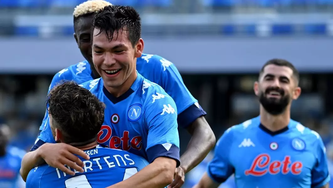 Napoli hiện đang đứng đầu bảng xếp hạng Serie A