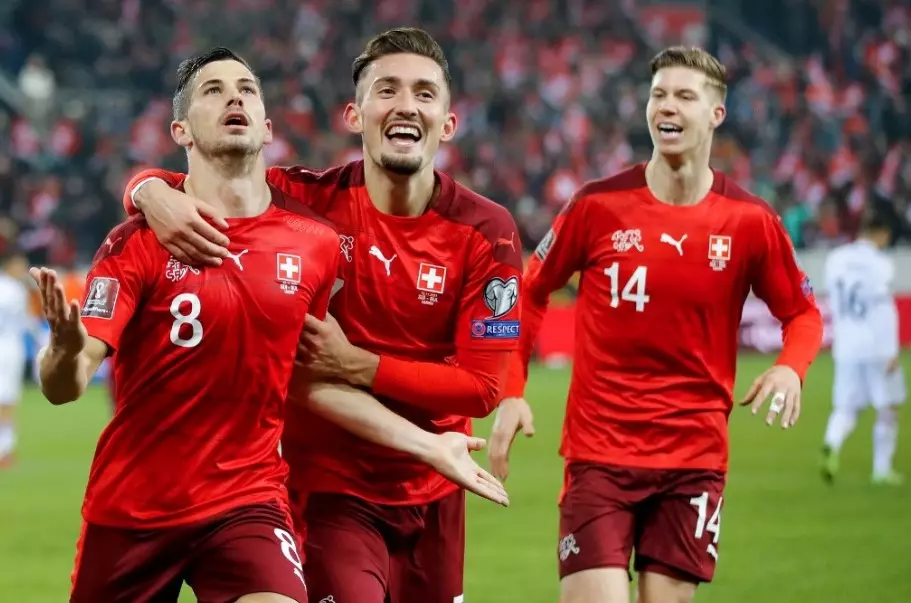Thụy Sĩ hiện đang đứng ở vị trí thứ 3 trên bảng xếp hạng Nations League