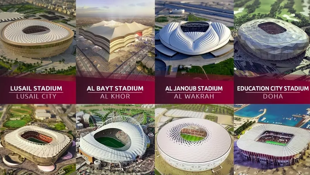 Một vài sân vận động sẽ tổ chức World Cup 2022
