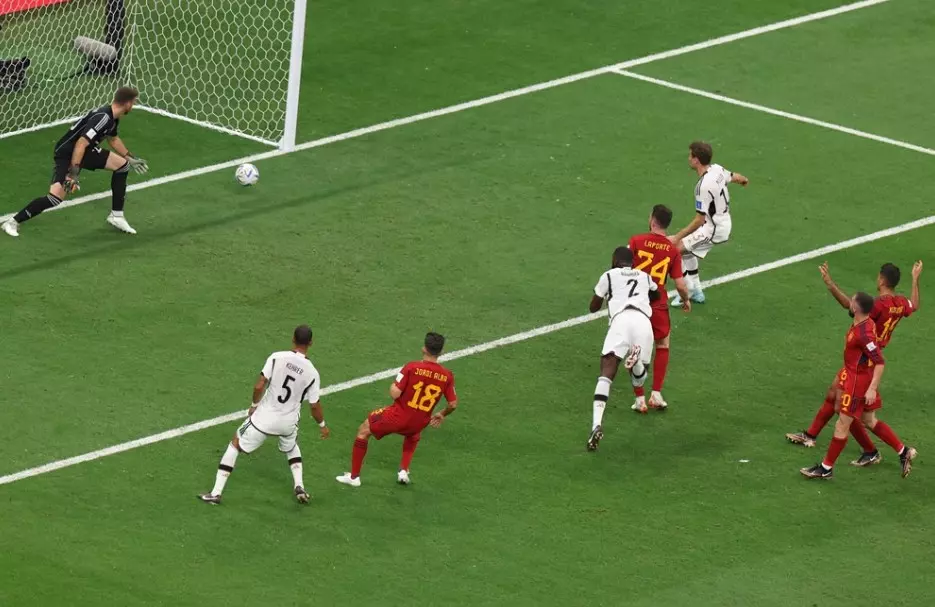 Diễn biến trận đấu giữa Đức và Tây Ban Nha