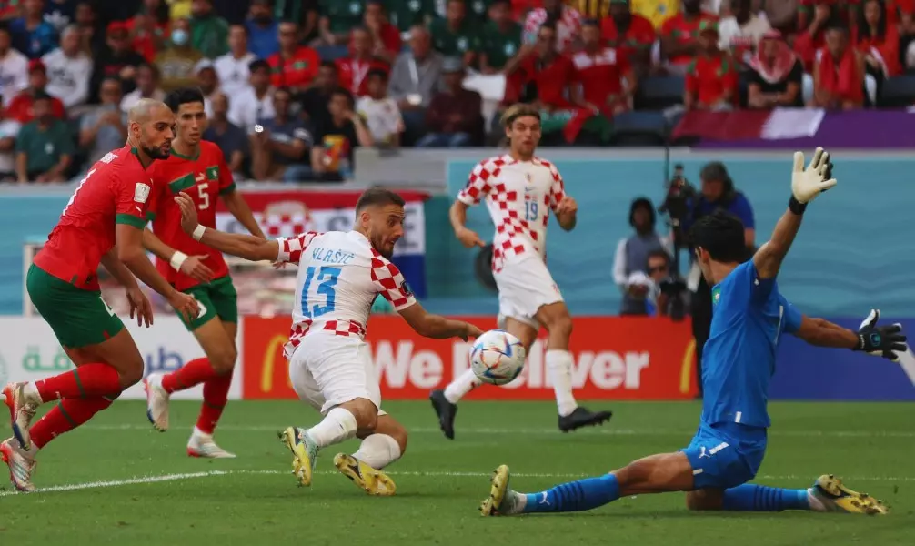 Maroc đã cầm hòa Croatia trong trận mở màn