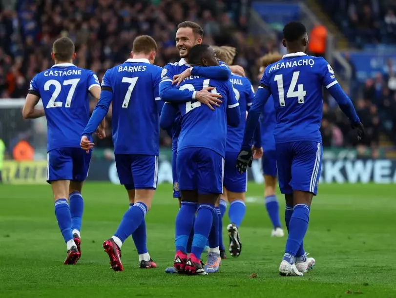 Leicester City hiện chỉ hơn nhóm xuống hạng ở Premier League 3 điểm