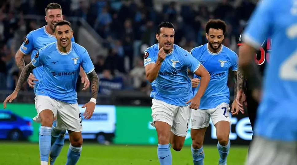 Lazio đang đứng ở vị trí thứ 3 trên BXH Serie A