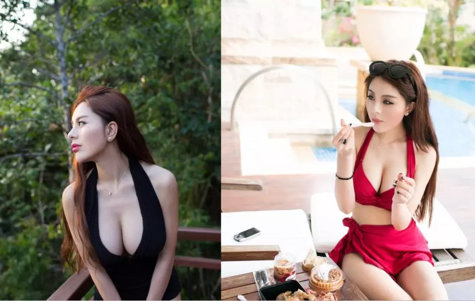 Người mẫu Zhao Weiyi sở hữu vóc dáng gợi cảm và gương mặt ưa nhìn 